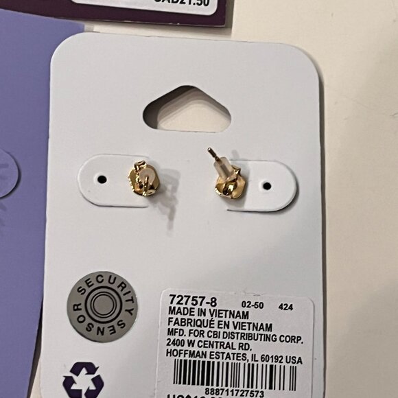 Claire’s & Luxe by Claire’s Stud Earrings – Hamburgers, Lollipops & Dogs! (k/x) - Picture 7 of 10